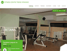 Tablet Screenshot of fitness-centri-trend.com